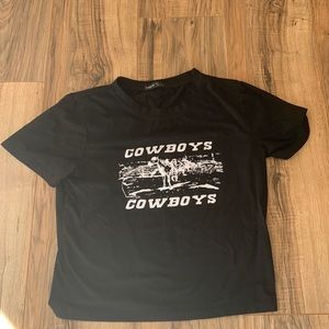 Cowboys crop top
